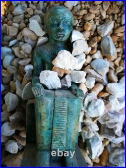 Ancient Egyptian Antiques Statue Imhotep Builder Pyramid Of Djoser In Egypt Bc