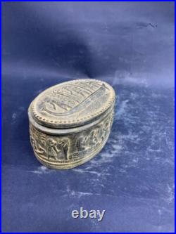 Ancient Egyptian Antiquities Box With Goddess Bastet Cat