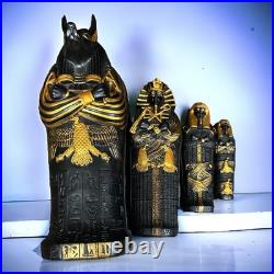 Ancient Egyptian Antiquities Coffin Anubis Mummy Pharaonic Rare Egyptian BC