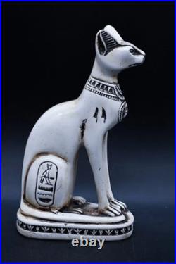 Ancient Egyptian Antiquities Egyptian 3 Goddess Bastet Statue 3 Cat Figure BC