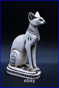 Ancient Egyptian Antiquities Egyptian 3 Goddess Bastet Statue 3 Cat Figure BC
