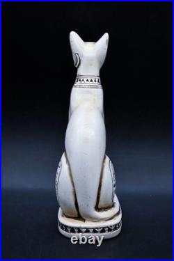 Ancient Egyptian Antiquities Egyptian 3 Goddess Bastet Statue 3 Cat Figure BC