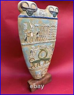 Ancient Egyptian Antiquities King Narmer Palette Rare Egyptian Pharaonic BC
