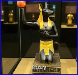 Ancient Egyptian Antiquities Pharaonic Jackal God Anubis candle holder Rare BC