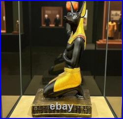 Ancient Egyptian Antiquities Pharaonic Jackal God Anubis candle holder Rare BC