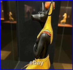 Ancient Egyptian Antiquities Pharaonic Jackal God Anubis candle holder Rare BC