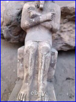 Ancient Egyptian Antiquities Rare Egyptian King Sacred Menkaure Statue Egypt BC