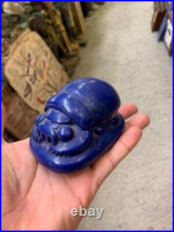 Ancient Egyptian Antiquities Rare Scarab Beetle With Hieroglyphics Egyptian BC