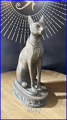 Ancient Egyptian Antiquities Statue of Bastet Ancient Egyptian god of Happiness
