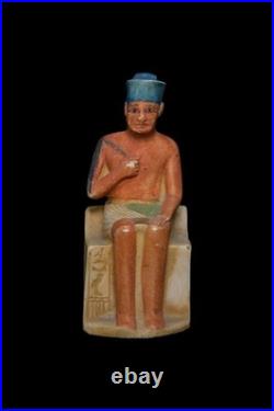 Ancient Egyptian Antiquities Unique Authentic Pharaonic Statue Of Egyptian Khufu