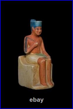 Ancient Egyptian Antiquities Unique Authentic Pharaonic Statue Of Egyptian Khufu