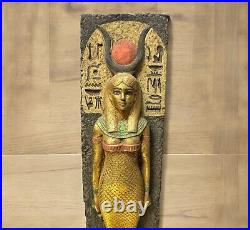 Ancient Egyptian Antiquities Unique Statue Goddess Isis Mythology Pharaonic BC