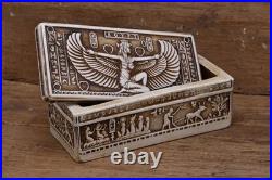 Ancient Egyptian Antiquities jewelry Isis Box with Pharaonic Inscriptions BC