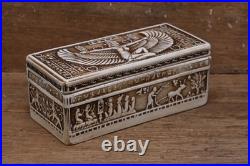 Ancient Egyptian Antiquities jewelry Isis Box with Pharaonic Inscriptions BC