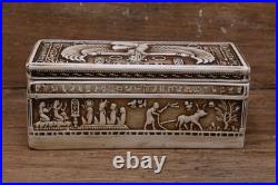 Ancient Egyptian Antiquities jewelry Isis Box with Pharaonic Inscriptions BC