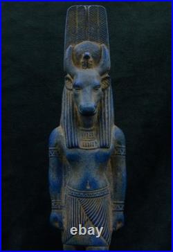 Ancient Egyptian Antiquities statue of Hathor Goddess of Egyptian Goddess -BC