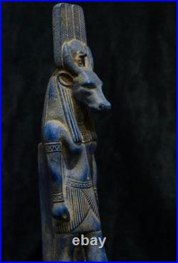 Ancient Egyptian Antiquities statue of Hathor Goddess of Egyptian Goddess -BC