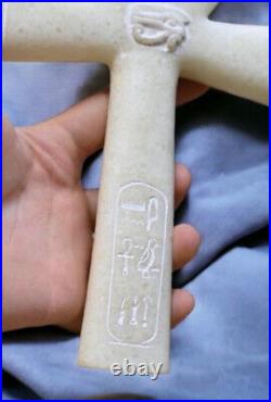 Ancient Egyptian Antiquities white Egyptian Key of life RARE Egyptian mythology