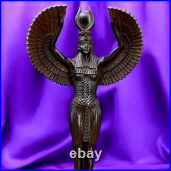 Ancient Egyptian Artifacts RARE AUTHENTIC WINGED STATUE Of Egyptian Goddess Isis