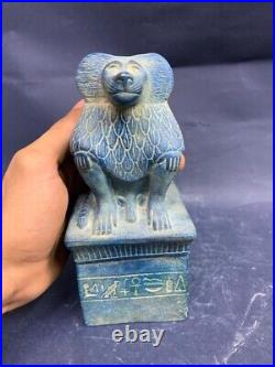 Ancient Egyptian Baboon (Egyptian God of wisdom) Rare Egyptian Antiquities BC