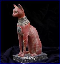 Ancient Egyptian Cat Goddess Bastet statue Cat Goddess RARE Antiquities BC
