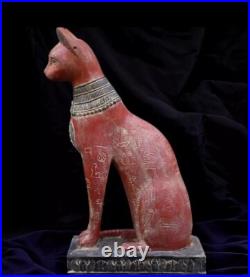 Ancient Egyptian Cat Goddess Bastet statue Cat Goddess RARE Antiquities BC