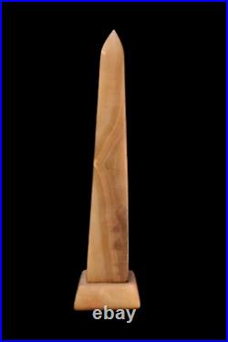 Ancient Egyptian Pharaonic Antique Obelisk Engraved in Egyptian Hieroglyphs BC
