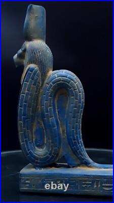Ancient Egyptian Pharaonic Cobra Wadjet Antiques Statue Antique Egypt Antiques
