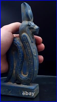 Ancient Egyptian Pharaonic Cobra Wadjet Antiques Statue Antique Egypt Antiques
