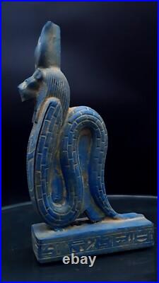 Ancient Egyptian Pharaonic Cobra Wadjet Antiques Statue Antique Egypt Antiques