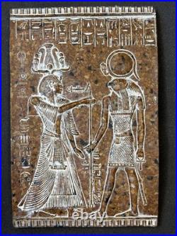 Ancient Egyptian Statue Antiques Rare Antique BC Pharaonic Unique Falcon Deity