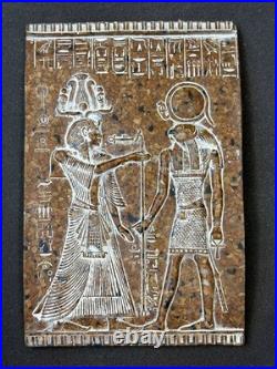 Ancient Egyptian Statue Antiques Rare Antique BC Pharaonic Unique Falcon Deity