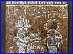 Ancient Egyptian Statue Antiques Rare Antique BC Pharaonic Unique Falcon Deity