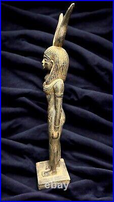 Ancient Pharaonic Statue God Isis Standing from Ancient Egyptian Antiquities BC