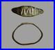Ancient-Roman-Bronze-Signet-Ring-Initial-M-Marcus-Size-6-Authentic-Antiquity-COA-01-ssz