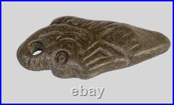 Ancient Viking Carved Engraved Gemstone Medallion Pendant Norse Nordic Amulet