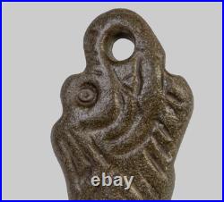 Ancient Viking Carved Engraved Gemstone Medallion Pendant Norse Nordic Amulet