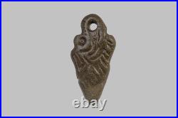 Ancient Viking Carved Engraved Gemstone Medallion Pendant Norse Nordic Amulet