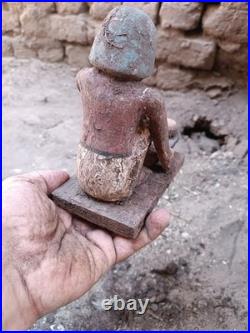 Ancient egyptian antique bakery figurine showing daily life, rare historical