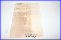 Antique 1874 Hand Written Spain Spanish Signed Document or Letter Regarding