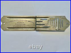Antique 1877 Berrian Mfg Co Gold & Silver Counterfeit Coin Detector Great Cond