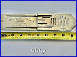 Antique 1877 Berrian Mfg Co Gold & Silver Counterfeit Coin Detector Great Cond