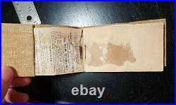 Antique 1895 SAVONOID SHEET SOAP Victorian Vegetable Leaf Hand Wipes LITHO Book