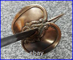 Antique 18th Cen British Pattern 1796 Steel Officers Dress Small Sword