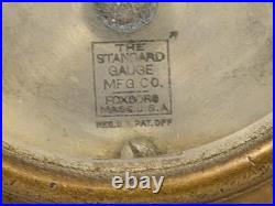 Antique 1900 LOCOMOBILE Co of America Brass Steam Car Pressure Gage Syracuse NY