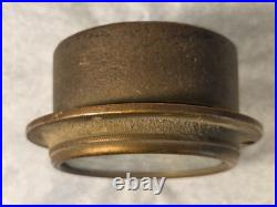 Antique 1900 LOCOMOBILE Co of America Brass Steam Car Pressure Gage Syracuse NY