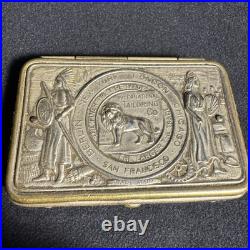 Antique 1904 International Tailoring Co. Advertising Inner Label Match Box