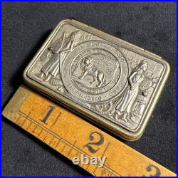 Antique 1904 International Tailoring Co. Advertising Inner Label Match Box