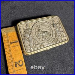 Antique 1904 International Tailoring Co. Advertising Inner Label Match Box