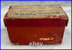 Antique 1904 St Louis Worlds Fair Furniture Souvenir Puzzle COMPLETE withBox